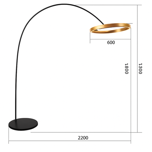 lampadaire design créatif pour intérieur moderne élégant - vue 12 sur 13