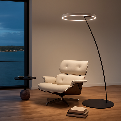 lampadaire design créatif pour intérieur moderne élégant