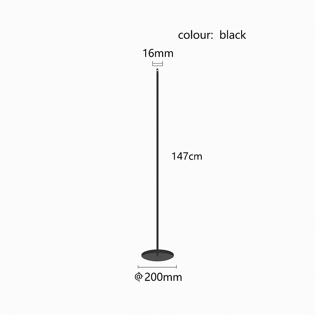 Lampadaire design minimaliste LED Lucien - vue 7 sur 9