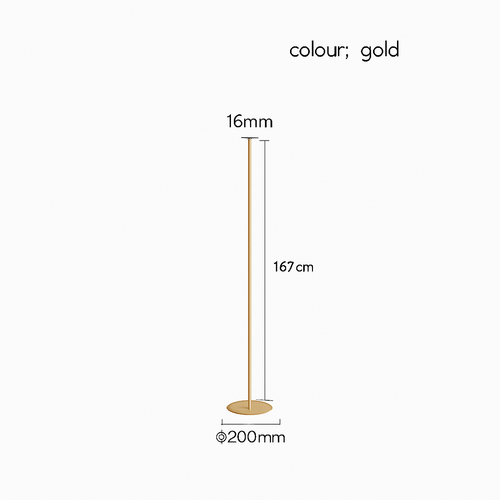 Lampadaire design minimaliste LED Lucien