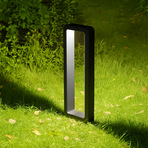 Lampadaire exétieur IP68 étanche 15W LED jardin pelouse en aluminium pilier - vue 5 sur 6