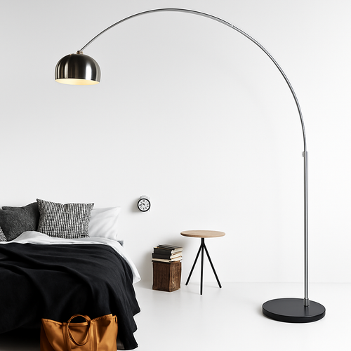 lampadaire led créatif en acier inoxydable lampara pie - vue 3 sur 10