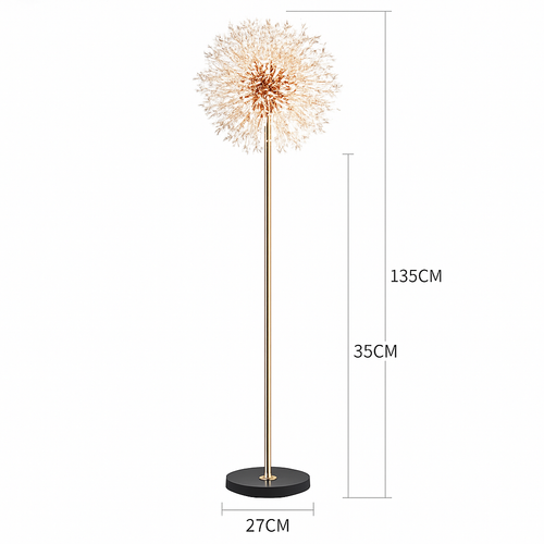 lampadaire led de luxe moderne winfordo - vue 7 sur 9