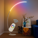Lampadaire Led moderne en forme d'arc