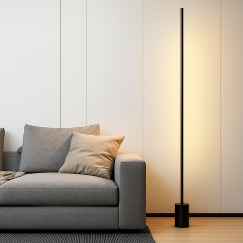 lampadaire led nordique moderne pour décoration intérieure - vue 2 sur 6