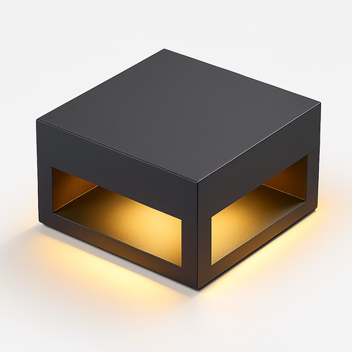 lampadaire moderne en inox pour jardin extérieur éclairage décoratif - vue 2 sur 7