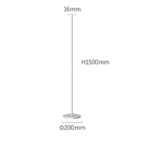 lampadaire moderne minimaliste à led pour intérieur élégant