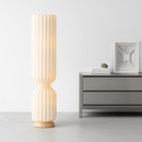lampadaire plissé nordique en tissu pour décoration intérieure