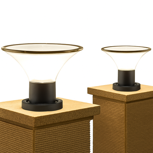 lampadaire solaire étanche pour jardin et extérieur - vue 3 sur 8