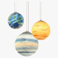 lampe décorative planètes lune soleil mars et autres