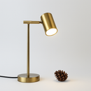 lampe de bureau dorée moderne protection des yeux créative