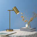 lampe de bureau dorée moderne protection des yeux créative