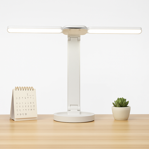 Lampe de bureau LED 3 niveaux réglable tactile veilleuse USB Rechargeable Protection des yeux lampe de Table pliable pour chambre chevet lecture - vue 2 sur 8