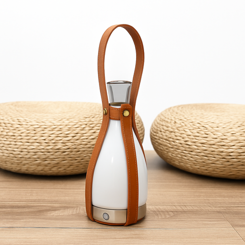 lampe de bureau led design bouteille en verre pour extérieur et intérieur - vue 2 sur 8