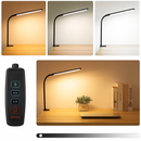 lampe de bureau led à pince 360° 3 modes 10 luminosités simple/double