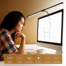 lampe de bureau led à pince 360° 3 modes 10 luminosités simple/double