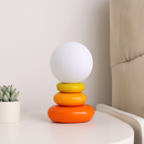 lampe de chevet créative en pierre empilée nordique ambiance lumineuse