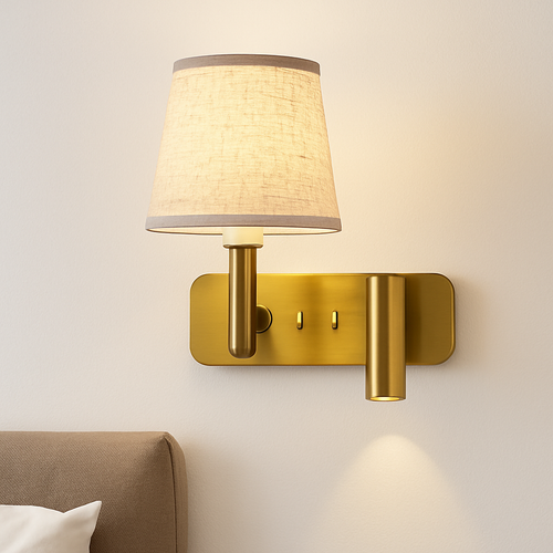 lampe de chevet moderne protection des yeux led luxe - vue 3 sur 9