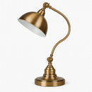 Lampe de chevet ou bureau à LED rustique doré Punk