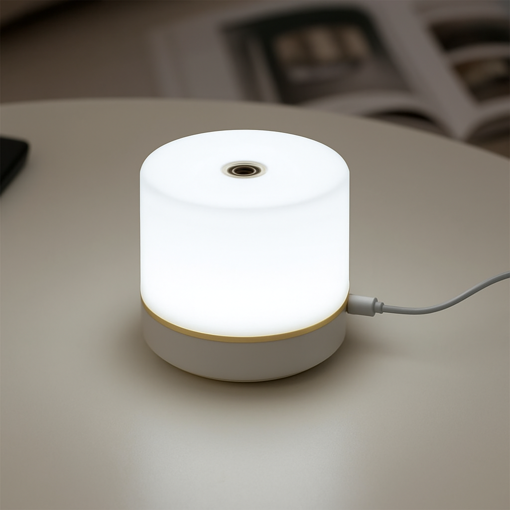 lampe de chevet tactile usb à intensité variable pour lecture et veilleuse