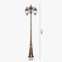 lampe de jardin extérieure étanche pour villa et pelouse