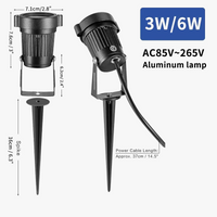 lampe de jardin led étanche pour éclairage extérieur décoratif
