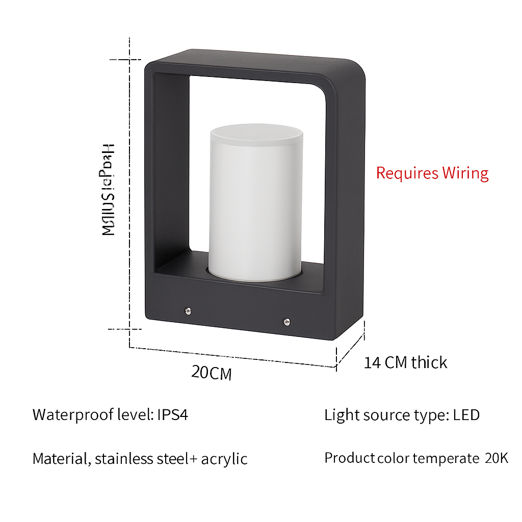 lampe de jardin solaire moderne pour éclairage extérieur décoratif - vue 15 sur 21