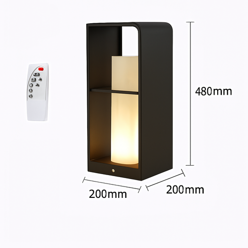 lampe de jardin solaire moderne pour éclairage extérieur décoratif - vue 18 sur 21