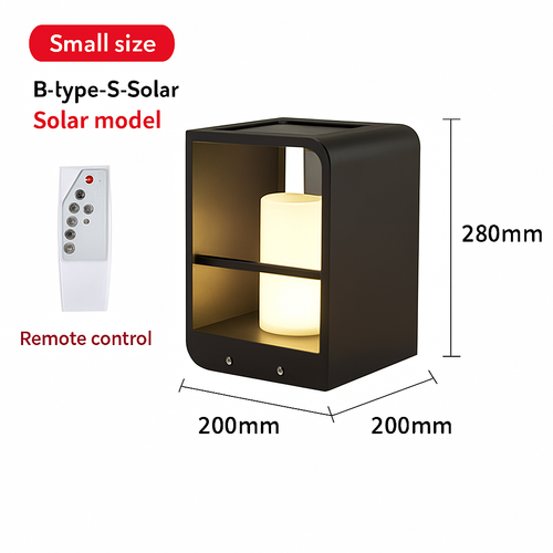 lampe de jardin solaire moderne pour éclairage extérieur décoratif - vue 19 sur 21