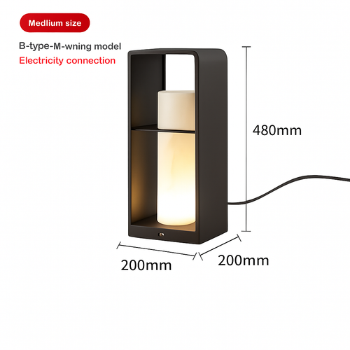 lampe de jardin solaire moderne pour éclairage extérieur décoratif - vue 20 sur 21
