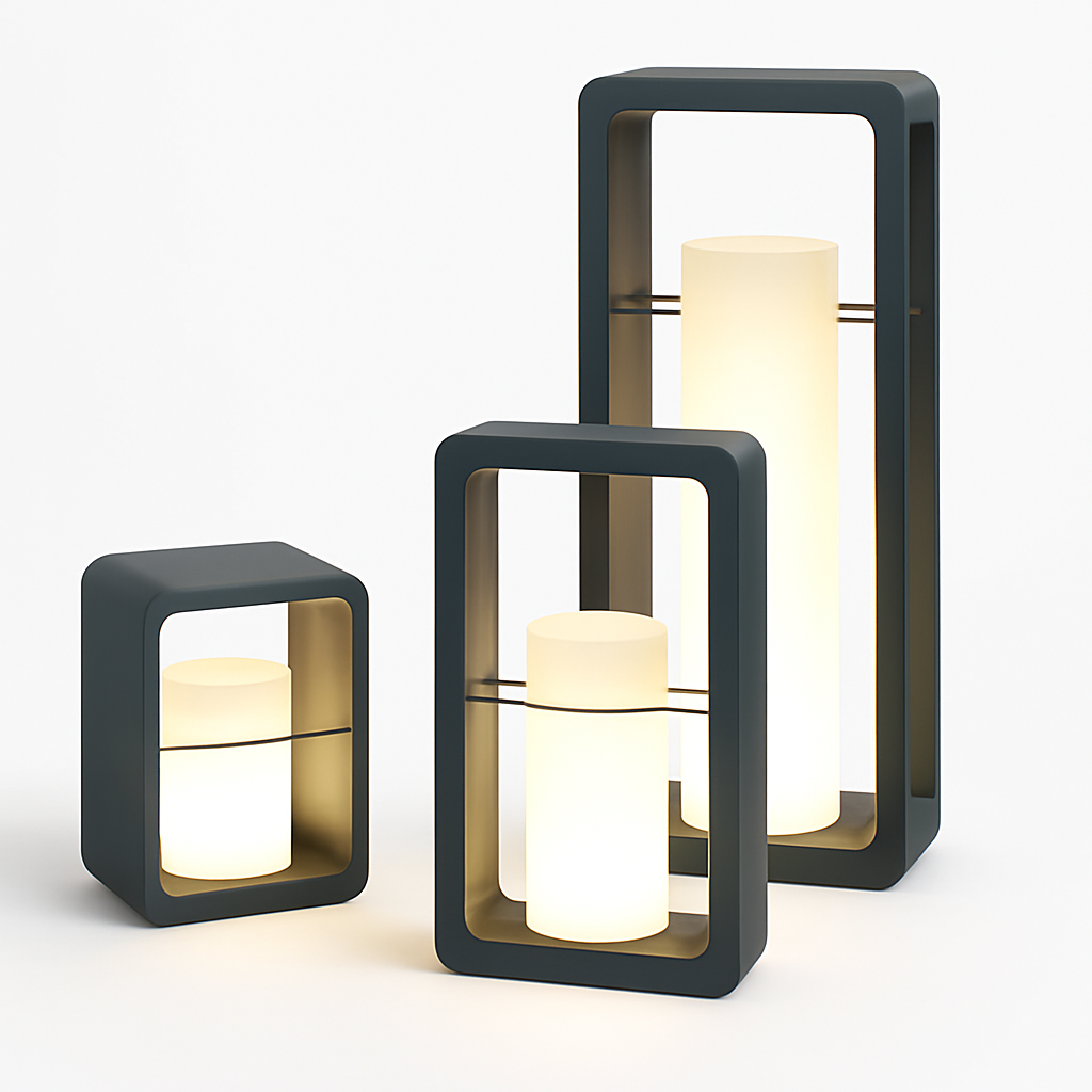 lampe de jardin solaire moderne pour éclairage extérieur décoratif - vue 3 sur 21