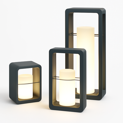 lampe de jardin solaire moderne pour éclairage extérieur décoratif - vue 4 sur 21