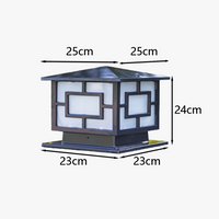 lampe extérieure rétro pour éclairage de jardin et chemin