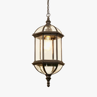 Lampe extérieure Suspension de jardin porte couloir balcon lampe suspendue lanterne étanche couloir allée cour plafonniers