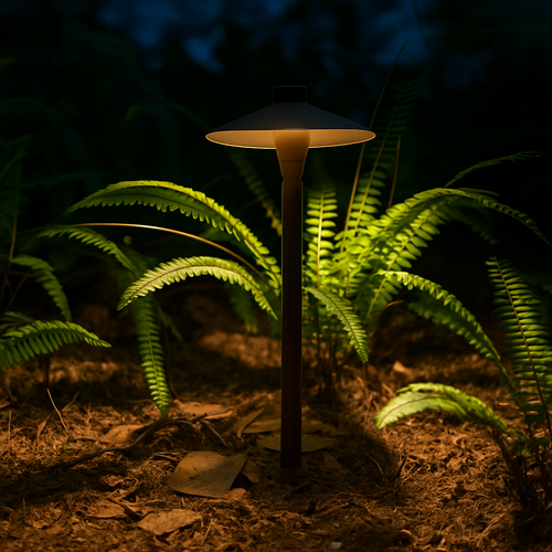 lampe led extérieure moderne en aluminium pour jardin et parc - vue 3 sur 8