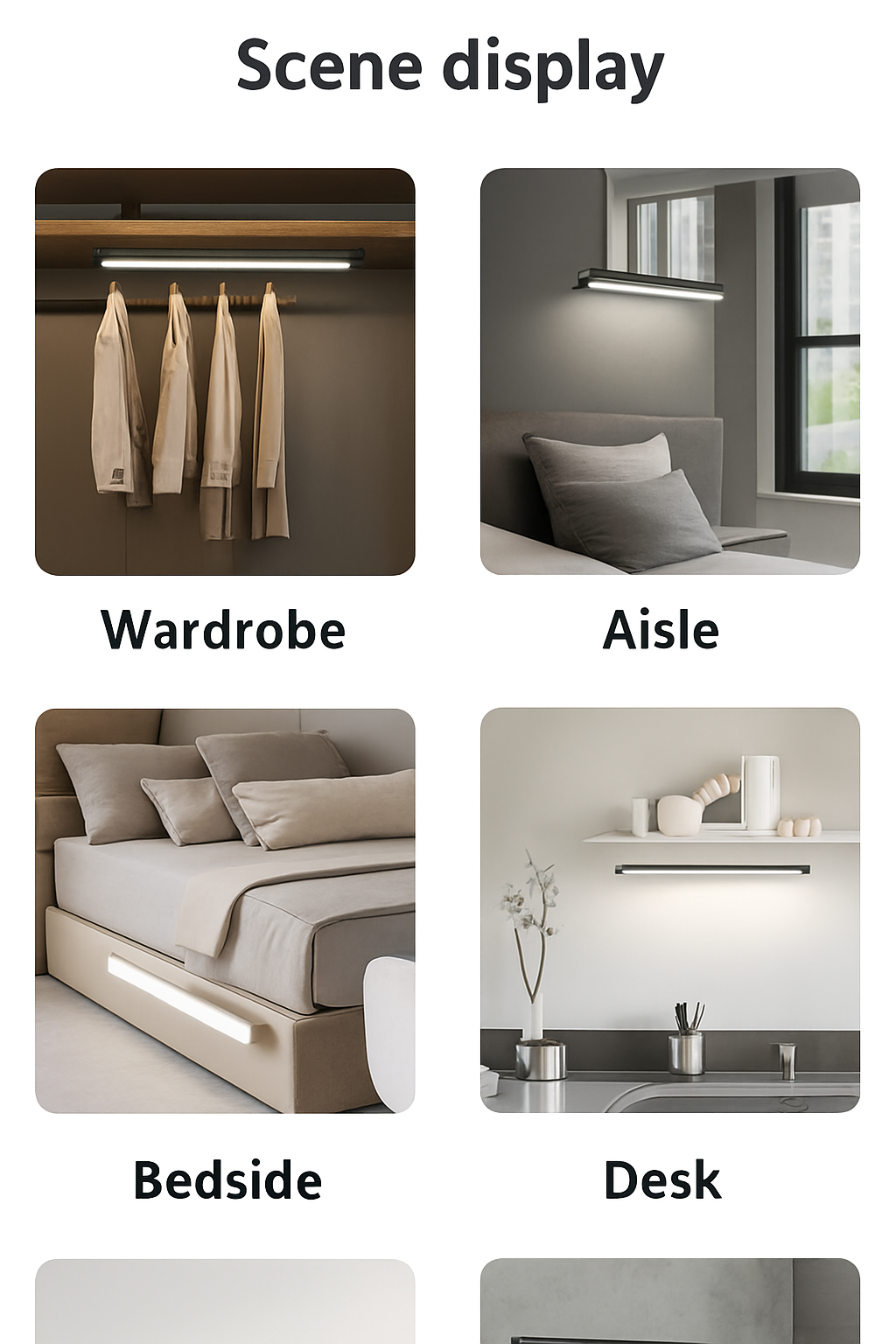 lampe led rechargeable sans fil avec capteur de mouvement - vue 5 sur 14