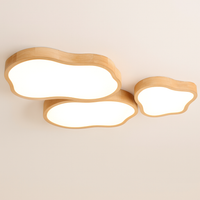 Lampe plafonnier bois LED modernes