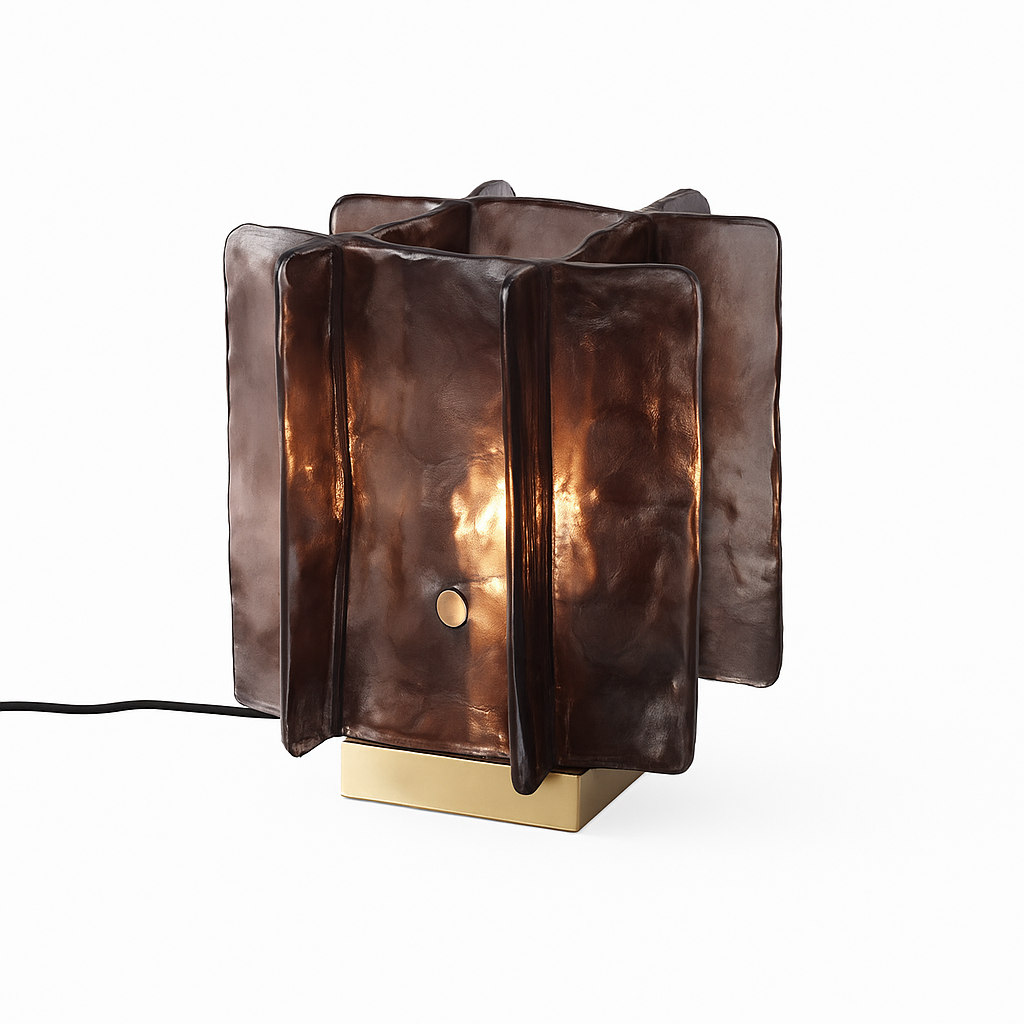 Lampe à poser design LED avec plaque en verre Creative - vue 6 sur 7