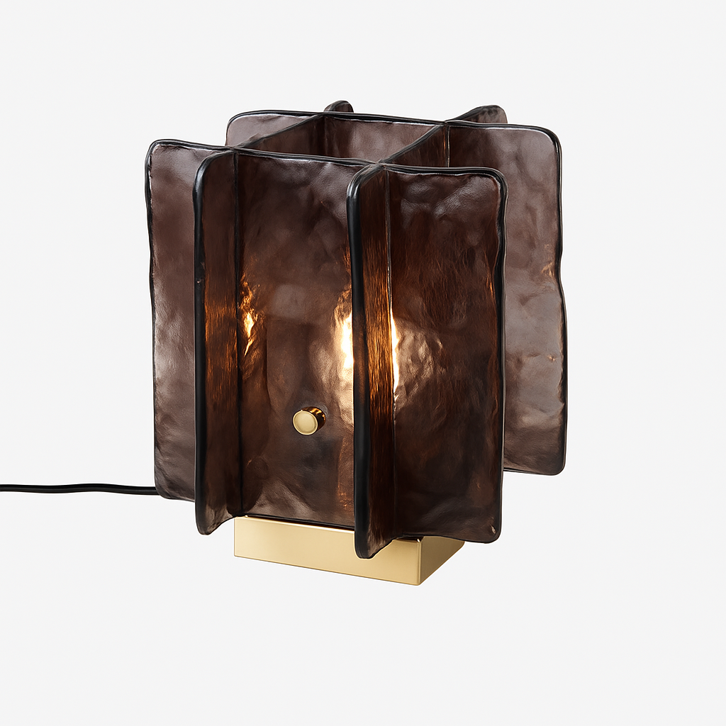 Lampe à poser design LED avec plaque en verre Creative - vue 7 sur 7