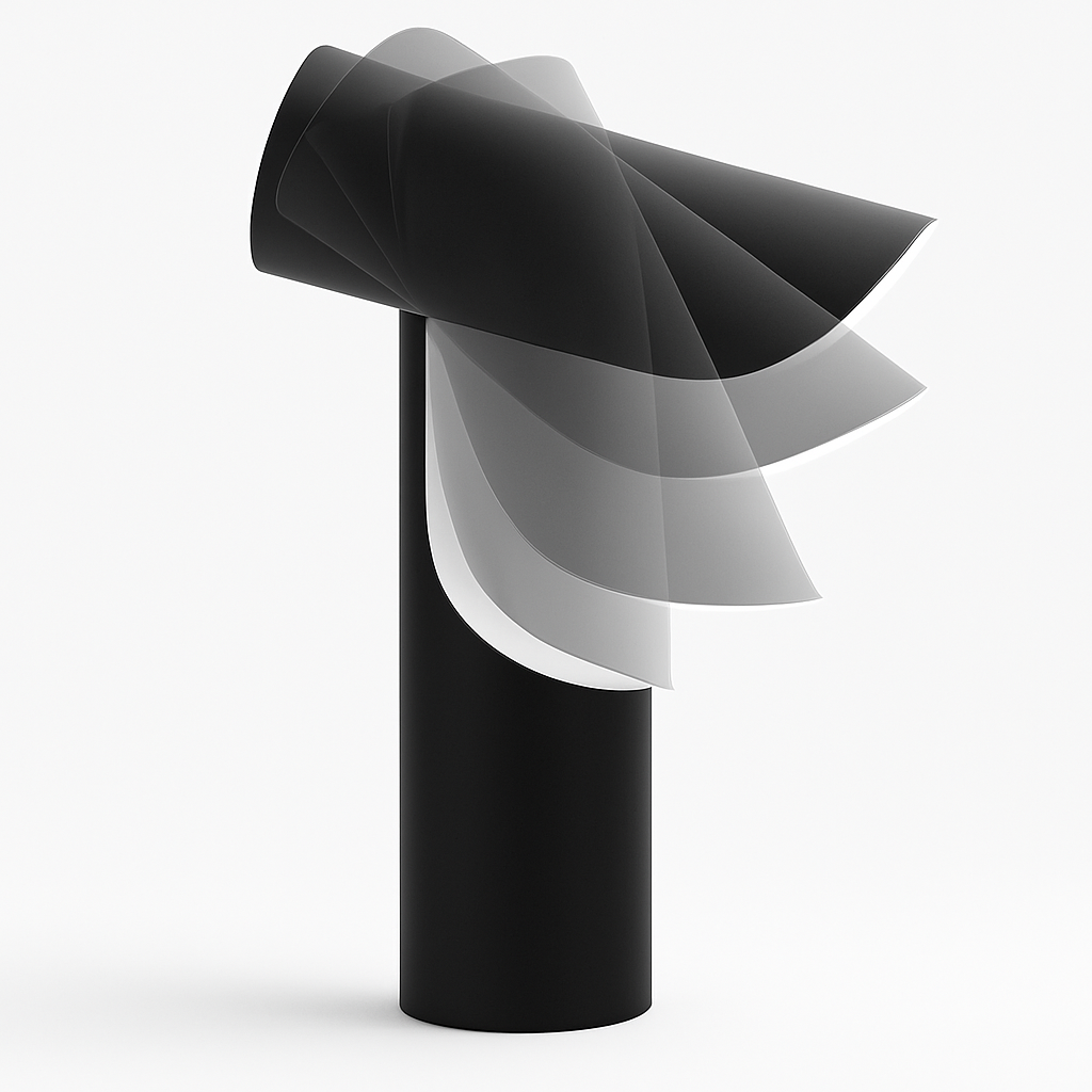 Lampe à poser design tube à LED - vue 6 sur 7