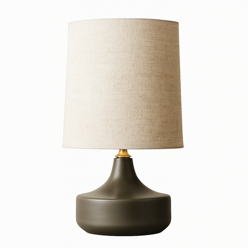 Lampe à poser en céramique design avec abat-jour en tissu Mariage - vue 5 sur 8