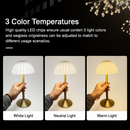lampe à poser led tactile rechargeable sans fil pour lecture et détente