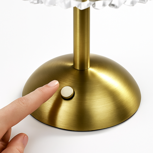 lampe à poser led tactile rechargeable sans fil pour lecture et détente - vue 7 sur 9