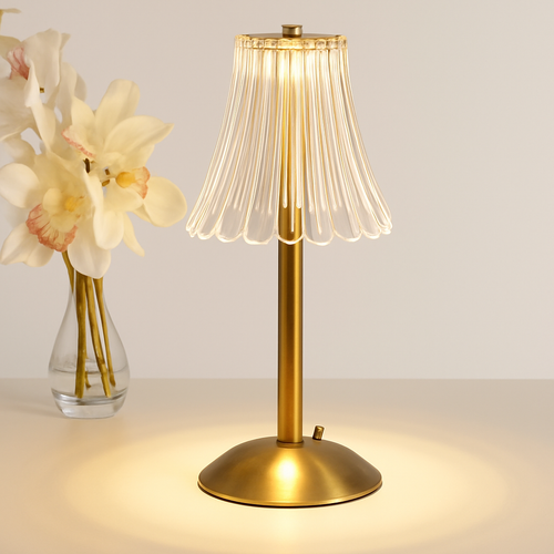 lampe à poser led tactile rechargeable sans fil pour lecture et détente - vue 8 sur 9