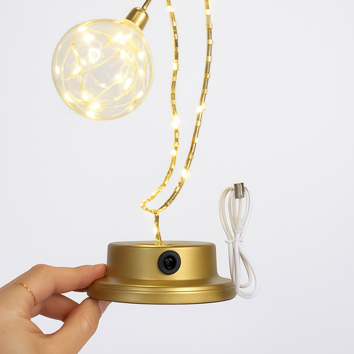 lampe à poser led étoile lune pour veilleuse et bureau - vue 6 sur 9