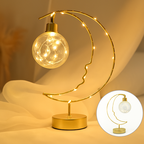 lampe à poser led étoile lune pour veilleuse et bureau