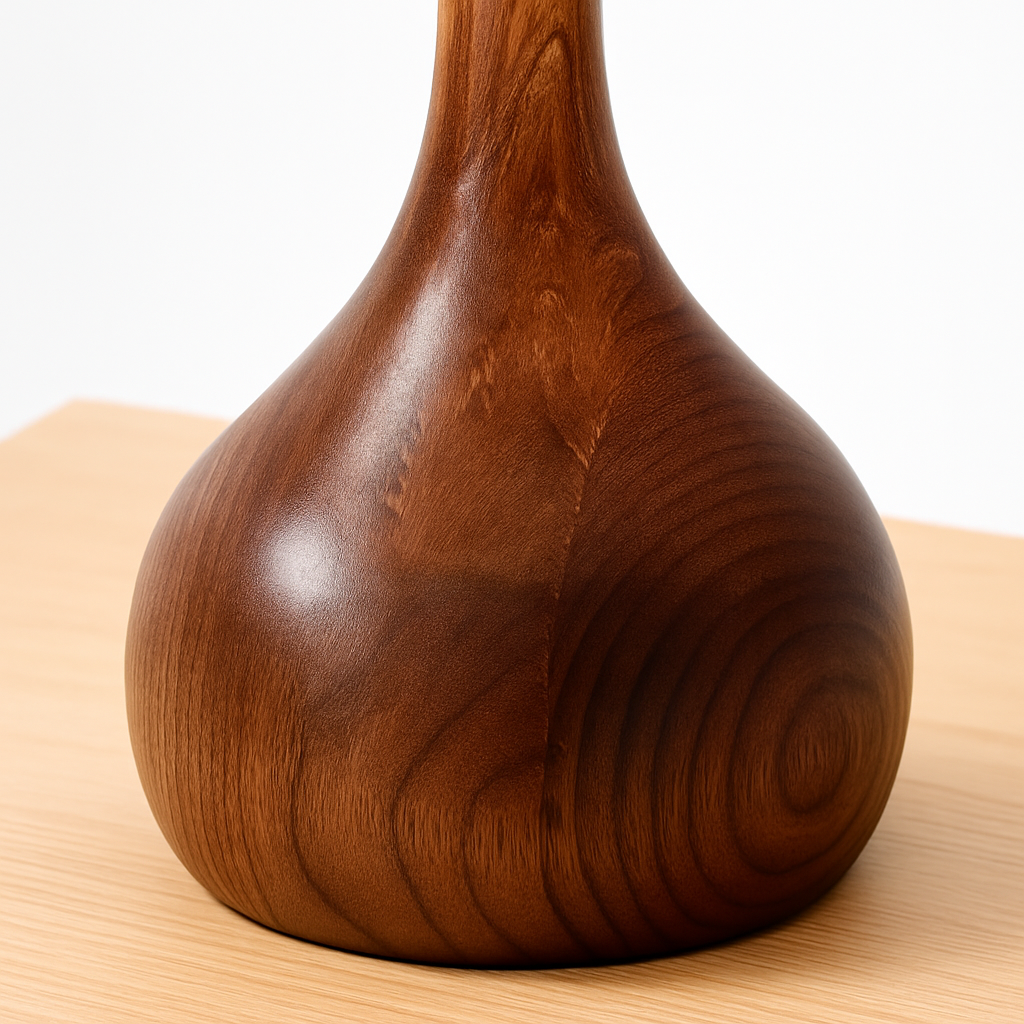 lampe à poser rétro design art déco en laiton et verre - vue 6 sur 9
