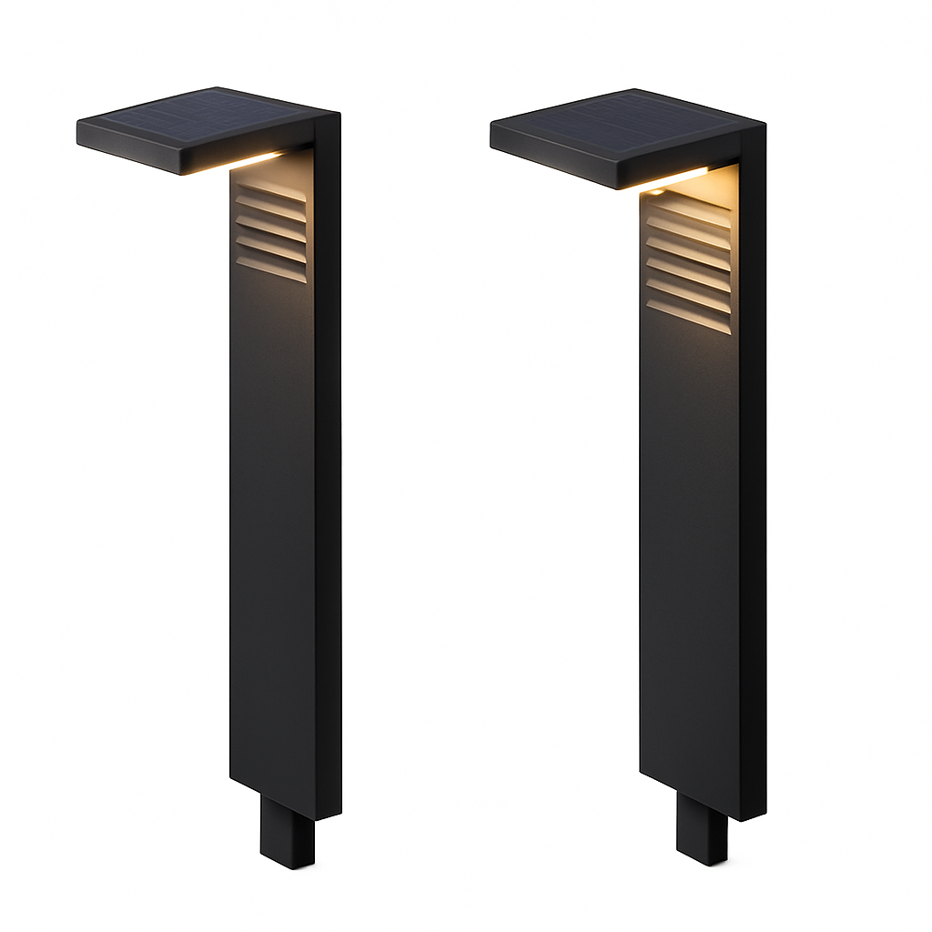 lampe solaire étanche pour éclairage extérieur de jardin - vue 2 sur 14