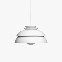 Lampe suspension nordique blanche simple