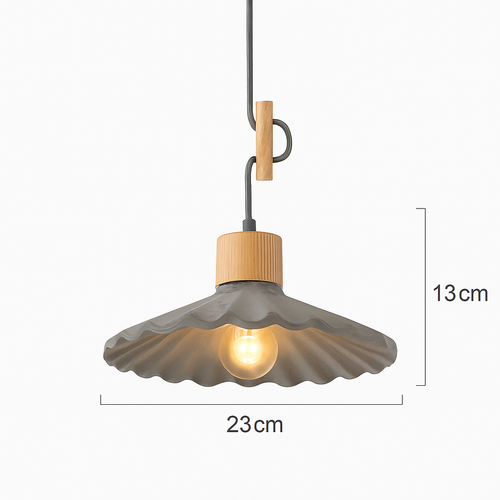 Lampe suspension simple LED nordique - vue 7 sur 16